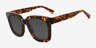 Los Angeles Tortoise AcetateSunglass Frames from EyeBuyDirect, Angle View