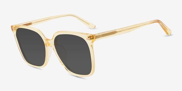 Clear Champaign Parasol -  Acetate Sunglasses