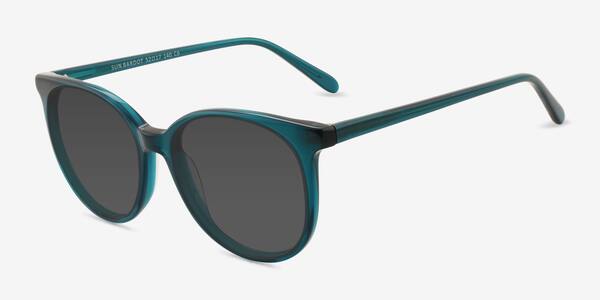 Teal Sun Bardot -  Acetate Sunglasses