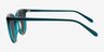Sun Bardot Teal AcetateSunglass Frames from EyeBuyDirect, Side View