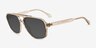 Rivers Gray Eco-friendlySunglass Frames from EyeBuyDirect, Angle View