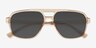 Rivers Gray Eco-friendlySunglass Frames from EyeBuyDirect, Closed View