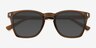 Stone Clear Green Eco-friendlySunglass Frames from EyeBuyDirect, Closed View
