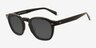 Lennox Black Alternative MaterialsSunglass Frames from EyeBuyDirect, Angle View