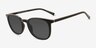 Redwood Noir Matériaux biosourcésSoleil de Lunette de vue d'EyeBuyDirect, Vue d'Angle