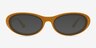 Varo Solid Yellow AcetateSunglass Frames from EyeBuyDirect, Front View