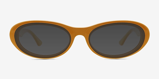 Varo Solid Yellow Alternative MaterialsSunglass Frames from EyeBuyDirect, Front View