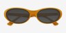 Varo Solid Yellow AcetateSunglass Frames from EyeBuyDirect, Closed View