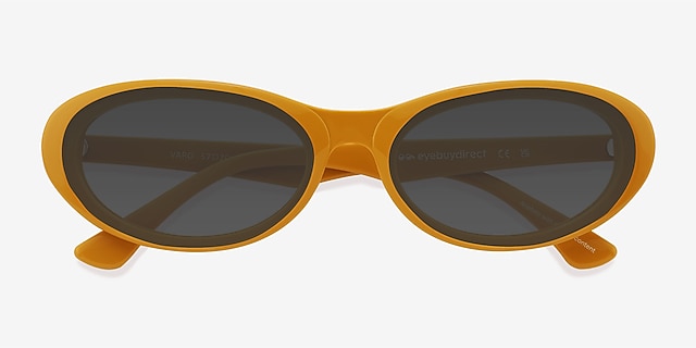 Varo Solid Yellow Alternative MaterialsSunglass Frames from EyeBuyDirect, Closed View