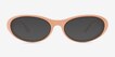 Varo Solid Peach Alternative MaterialsSunglass Frames from EyeBuyDirect, Front View