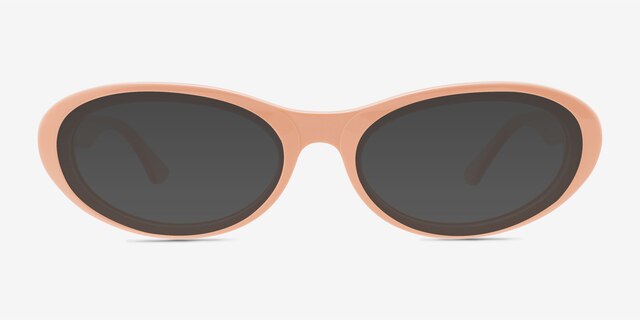 Varo Solid Peach Alternative MaterialsSunglass Frames from EyeBuyDirect, Front View