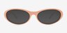 Varo Solid Peach AcetateSunglass Frames from EyeBuyDirect, Front View