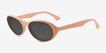 Varo Solid Peach Alternative MaterialsSunglass Frames from EyeBuyDirect, Angle View