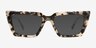 Yara Ivory Tortoise Alternative MaterialsSunglass Frames from EyeBuyDirect, Front View