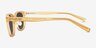 Yippee Matte Yellow PlasticSunglass Frames from EyeBuyDirect, Side View
