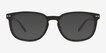 Yippee Black PlasticSunglass Frames from EyeBuyDirect, Front View