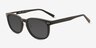 Yippee Noir PlastiqueSoleil de Lunette de vue d'EyeBuyDirect, Vue d'Angle