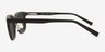 Yippee Noir PlastiqueSoleil de Lunette de vue d'EyeBuyDirect, Vue de Côté