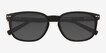 Yippee Black PlasticSunglass Frames from EyeBuyDirect, Closed View