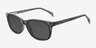 Spiffy Blue PlasticSunglass Frames from EyeBuyDirect, Angle View