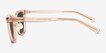 Chipper Clear Brown PlasticSunglass Frames from EyeBuyDirect, Side View