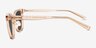 Chipper Clear Brown PlastiqueSoleil de Lunette de vue d'EyeBuyDirect, Vue de Côté