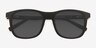 Jamboree Matte Black PlastiqueSoleil de Lunette de vue d'EyeBuyDirect, Vue Rapprochée