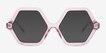 Razzle Purple PlasticSunglass Frames from EyeBuyDirect, Front View