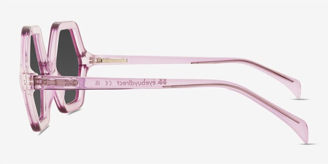 Razzle Purple PlasticSunglass Frames from EyeBuyDirect, Side View