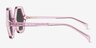 Razzle Violet PlastiqueSoleil de Lunette de vue d'EyeBuyDirect, Vue de Côté