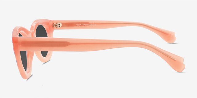 All In Striped Multicolor PlasticSunglass Frames from EyeBuyDirect, Side View