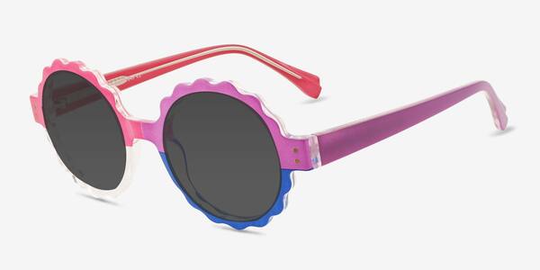 Multicolor Keep Glowing -  Plastic Sunglasses