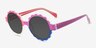 Keep Glowing Multicolor PlasticSunglass Frames from EyeBuyDirect, Angle View