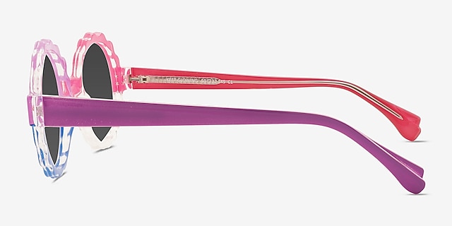 Keep Glowing Multicolor PlasticSunglass Frames from EyeBuyDirect, Side View