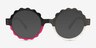 Keep Glowing Multicolor Black PlasticSunglass Frames from EyeBuyDirect, Front View