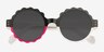 Keep Glowing Multicolor Black PlasticSunglass Frames from EyeBuyDirect, Closed View