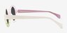 Keep Glowing Multicolor Green PlasticSunglass Frames from EyeBuyDirect, Side View