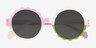 Keep Glowing Multicolor Green PlasticSunglass Frames from EyeBuyDirect, Closed View