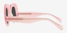 Dream Chaser Striped Red PlasticSunglass Frames from EyeBuyDirect, Side View