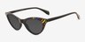 Live Loud Black PlasticSunglass Frames from EyeBuyDirect, Angle View