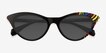 Live Loud Black PlasticSunglass Frames from EyeBuyDirect, Closed View