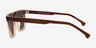 Caldwell Gradient Brown Alternative MaterialsSunglass Frames from EyeBuyDirect, Side View
