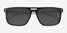 Caldwell Black Alternative MaterialsSunglass Frames from EyeBuyDirect, Closed View