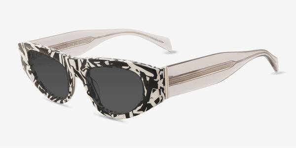 Black White Pattern Alcott -  Acetate Sunglasses