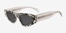 Alcott Black White Pattern Alternative MaterialsSunglass Frames from EyeBuyDirect, Angle View