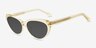 Dora Yellow AcetateSunglass Frames from EyeBuyDirect, Angle View