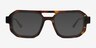 Modernist Tortoise Alternative MaterialsSunglass Frames from EyeBuyDirect, Front View