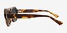 Modernist Tortoise Alternative MaterialsSunglass Frames from EyeBuyDirect, Side View