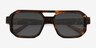Modernist Tortoise Alternative MaterialsSunglass Frames from EyeBuyDirect, Closed View