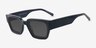 Pomade Blue AcetateSunglass Frames from EyeBuyDirect, Angle View